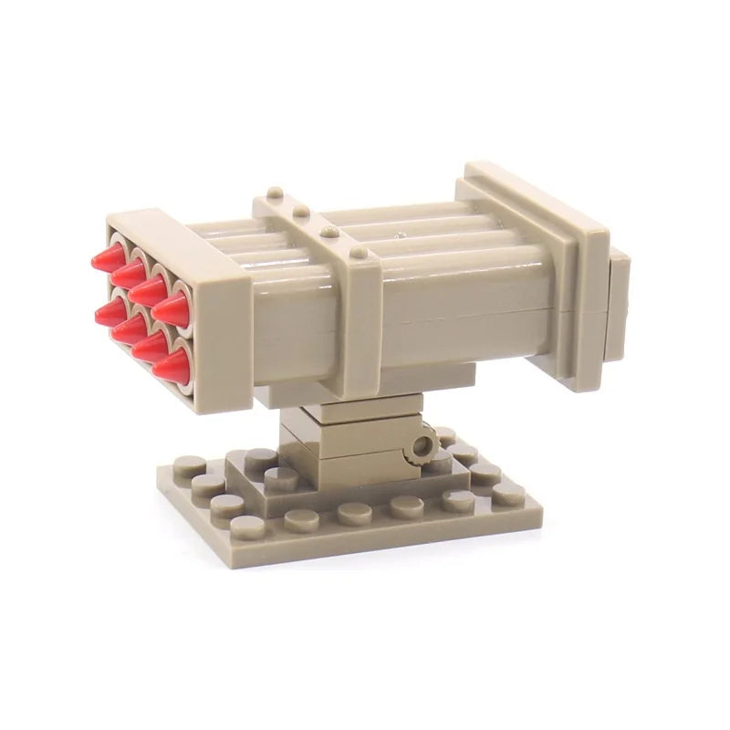 MOC Military Series Missile Launch Equipment Army Accessories Children's Militarys Model Building Blocks Bricks Educational Toys