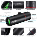 2000x25 HD Monocular Telescope with Smartphone Adapter for Bird Watching Hunting Hiking Camping Wildlife