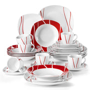 The Felisa Table | 30-Piece Porcelain Dinner Service for Six