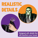 Hanging Halloween SkeletonGhosts Decorations Grim Reapers for Halloween Outdoor  Halloween Sound Control Light Up Ghost