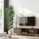 5/6/7 FT Artificial Fiddle Leaf Fig Tree with Pot Faux Trees with Artificial Plants Fiddle Leaves Greenery Fake Tree for Home