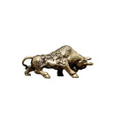 Auto Dekoration Miniatur Ornamente Retro Messing Stier Skulptur Büro Schreibtisch Reiche Kuh Kreative Kleine Geschenke