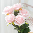 48cm Rose Black Silk Bouquet Peony Artificial Flower for Mother's Day Bud Bride Wedding Decor Home Decoration Artificial Flower