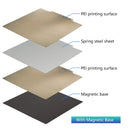 For Ender 3 Build Plate Heat Bed Ender 3 V2 /Neo Ender 5 /Pro H1H PEY PEO PET PEI Sheet 235x235 Magnetic Spring Steel Sheet