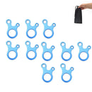 Tent Rope Buckles 3 Hole Outdoor Camping Tent Wind Rope Buckle Aluminium Alloy Tensioner Tent Cord Rope Fastener Tighten Hook