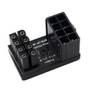 ATX 8Pin 6Pin Female to Male 90/180 Degree Angled Turning Connector Power Adapter Elbow Head for Graphics Video Card GPU Adapter