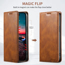 For iPhone 15 Pro Max Wallet Case PU Leather Magnetic Flip Case with Card Holders Stand TPU Inner Shell Cover for iPhone 15 Plus