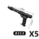 MOC Medieval Accessories Building Blocks Military Soldiers Shoulders Armor Blaster Helmets Weapons War Bricks Children Toys B038