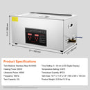 SucceBuy 2L 3L 6L 10L 22L 30L Ultrasonic Cleaner Stainless Steel Portable Cleaning Washing Machine Ultrasound Home Appliance