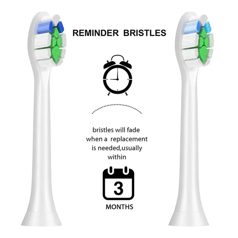 8pcs Toothbrush Replacement Heads Compatible with Phlips Sonicare ProtectiveClean DiamondClean C2 G2 W 4100 5100 Plaque Control