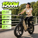 The Trailbreaker | 1500W Fat-Tire Electric Mountain Bike
