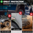 4PCS Universal Car Wide for Fender Flares Wheel Arches Extension Mud Mudguards Extra Wide Body Wheel Arches