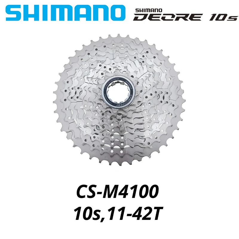 Shimano Deore 10 Speed Bike Cassette M6000 M4100 HG50 CS-M4100 10S 10V SLX XT MTB Mountain Bicycle Freewheel HG500 for Road Bike