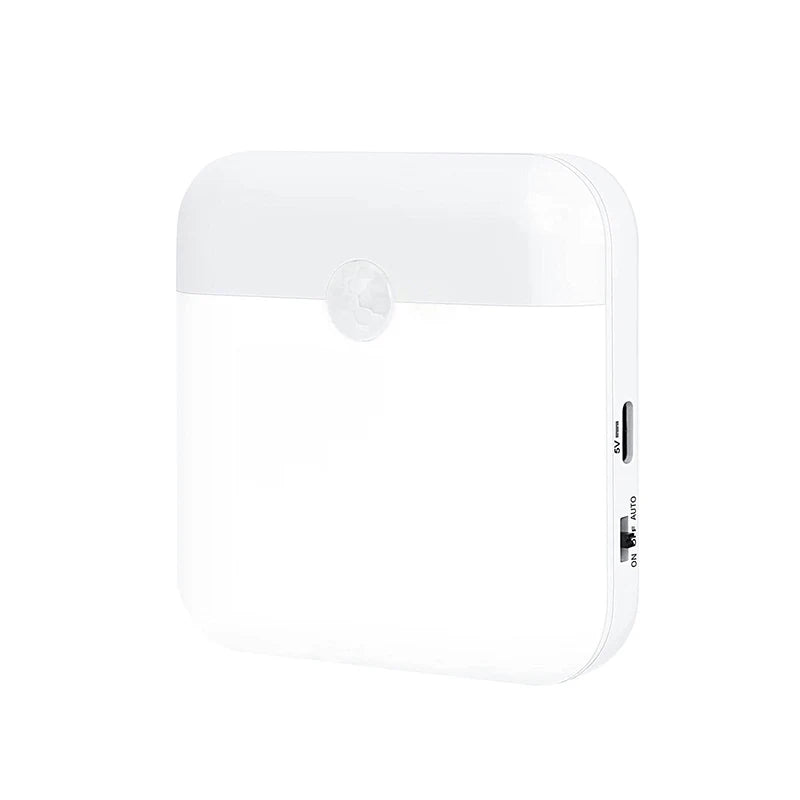 LED Wireless Night Light, Human Motion Sensor Lantern Rechargeable Wall Lamp, for Camping Summer Stairs Closet Kitchen Toilet