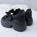 Spring Rilei Gururu Original Sweet Girl Single Shoes Shallow Mouth Spring/summer Lolita Girl Lace Bow Sports Shoes