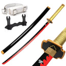 1:1 Scale Anime Swords Giyuu Katana 104cm Authentic Cosplay Weapons Props With Sword Holder And Belt Halloween Samurai Style