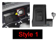 For Mercedes-Benz E-Class W213 Car Wireless Charger 15W Fast Cell Phone Charging Plate Adapter Interior Accessories 2023-2020