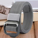 Nylon Outdoor  Belt Men's Belt Alloy Button Unisex Free Size 3.8cm Wide Nylon Belt Waistband