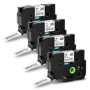 1PK-10PK Label 18mm Black on White Ribbon Replacement for Brother TZ 241 TZE 241 Label Tape for Brother P-touch Labeling Machine