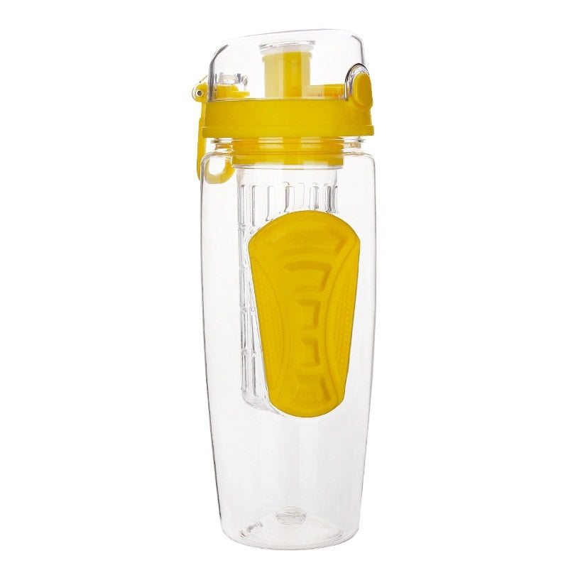 1000ml Water Fruit Bottle Bpa Free Plastic Sport Fruit Infuser Water Bottles with Infuser Juice Shaker Drink Bottle of Water