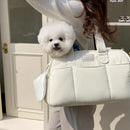 Winter Warm Portable Cat Carrier Bag Breathable Pet Backpack Large Capacity Shoulder Strap for Cats and Small Dogs