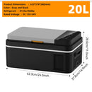 The Road Frost | 20-55L Portable Compressor Car Refrigerator 12V/24V with AC Adapter