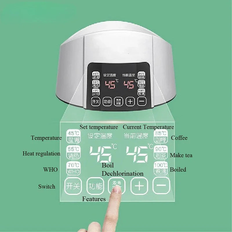 1.2L Infant Thermostatic Milk Regulator Kettle Hot Water Smart Insulation Pot Automatic Milk Warming Warm Milk Milk Powder GL41