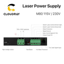 The Photon Driver | 80W Industrial CO2 Laser Power Supply, 115V/230V Dual-Voltage