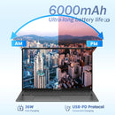 Teclast F17Plus Laptop, 17.3 Inches, for Intel N150, 16Gb Ram 512Gb Ssd, Windows 11 Pro, Notebook with 180 Rotation °   Mini-Hdmi Backlit Keyboard