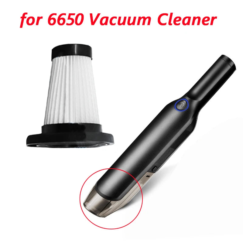 3PCS Original Vacuum Cleaner Accessories HEPA Filter for 6650 6053 ST-8000 Replacement Filter Handheld Cordless Vacuum Cleaner