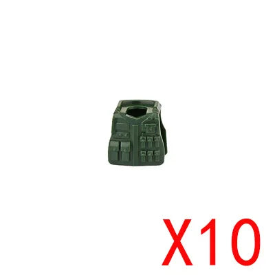 WW2 Military Building Blocks Mini Bricks Solider Figures Gifts Weapon Equipment Accessories USA Greman Vests Armor Toys For Kids
