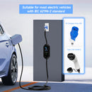 AFEEV Typ 2 Tragbares EV Ladegerät 7KW 32A 1Phase Wallbox Typ1/GBT EVSE Schnellladekabel CEE Stecker WIFI APP Bluetooth Steuerung