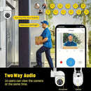 The Sentinel Lens | 1080P HD WiFi Security Camera with Color Night Vision