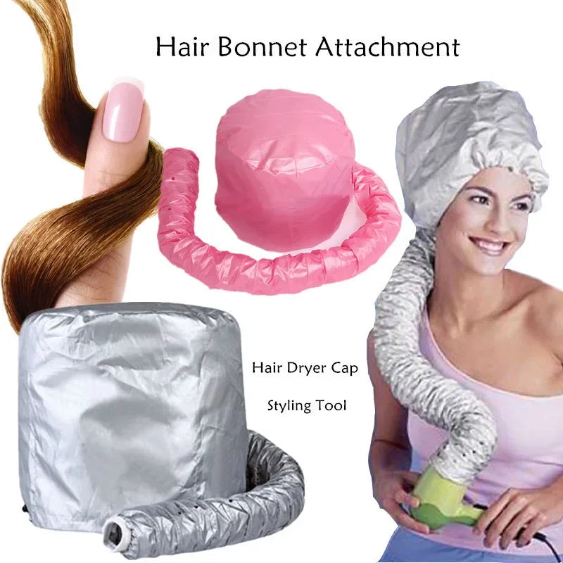 Soft Hair Drying Cap Bonnet Hood Hat Womens Blow Dryer Home Hairdressing Salon Supply Adjustable Accessory Wholesale