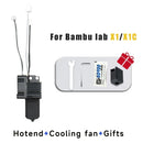 For Bambu P1P/X1C  Hotend Kit Hardened Steel Nozzle for Bambulab P1s Upgrade Hotend With Fan Complete for Bambu Lab X1 Carbon