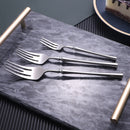 Bright Silver 18/10 Stainless Steel Luxury Cutlery Dinnerware Tableware Knife Spoon Fork Chopsticks Flatware Set Dishwasher Safe