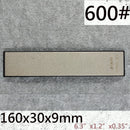 Widened diamond sharpening stone compatible with fixed-angle sharpener for kitchen knives and outdoor tools, portable sharpening