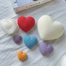 Handmade Molds Woven Love Heart Silicone Mold Diy Heart-shaped Candle Soap Plaster Cake Chocolate Baking Valentine's Day Gift