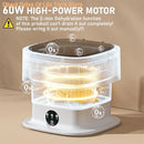 60W portable folding washing machine with rotating fully automatic mini underwear socks 11L household centrifugal washing machin