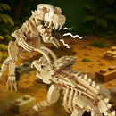 1225pcs 4in1 Jurassic Dinosaur Skeleton Fossil Building Blocks T-Rex Stegosaurus Triceratops Bricks Toys For Children Boy Gift