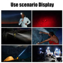 Portable Powerful LED Headlamps 4 Modes USB Rechargeable COB Headlight with Red Light Waterproof Night Fishing Head Lamp Torch