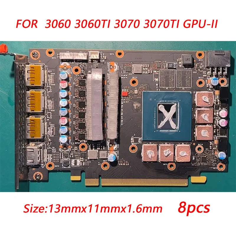 GPU RAM Copper Heat Sink For Radiator Memory Miner RTX 3060 3070 3080 3090 / 5600 5700 GPU Cooling Down 15-40 Degree Thermal Pad