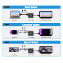 OTTOCAST Car TV Mate C4 Wireless Android Auto CarPlay Adapter Support for HDMI input Video Converter for TV Sticks Game Consoles