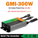 Y&H Grid Tie Inverter 300W 350W 500W 600W 700W MPPT Micro Inverter Solar PV Grid Tie System for Home DC18-60V Output AC110V/240V