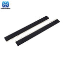 10pcs 2.54mm Pitch Single Row Pin Female Header Socket 1*2p 3p 4p 5p 6p 7p 8p 10p 12p 14p 15p 16p 18p 20p 25p 40p Pin Connector