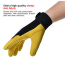 Cowhide Leather Work Gloves Safety Labour Protection Garden Sports Motorcycle Driver Workers Work Welding Wear-resistant Gloves