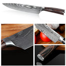 The Forge | Premium 7Cr17MoV Stainless Steel Chef Knife Set with Nylon Bag