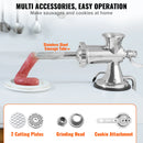 SucceBuy Manual Meat Grinder 304 Stainless Steel Hand Meat Grinder with Suction Cup&Steel Table Clamp Meat Mincer Sausage Maker
