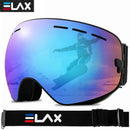 ELAX BRANDNEU Doppelschicht Anti-Beschlag Skibrille Schnee Snowboard Brille Outdoor Sport Motorschlitten Brille