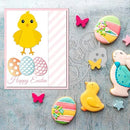 Easter Chick Cutting Dies Easter Egg Carbon Steel Die Cuts for DIY Crafting Embossing Stencil Template for Easter Card Making